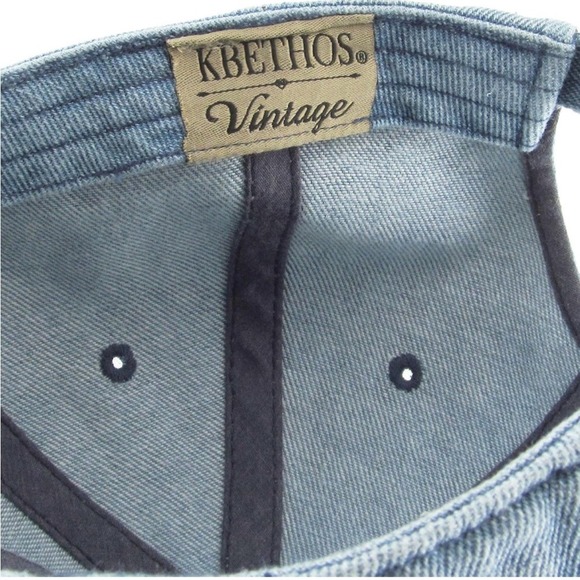 Vintage Washed Distressed Baseball Cap - Picture 9 of 9